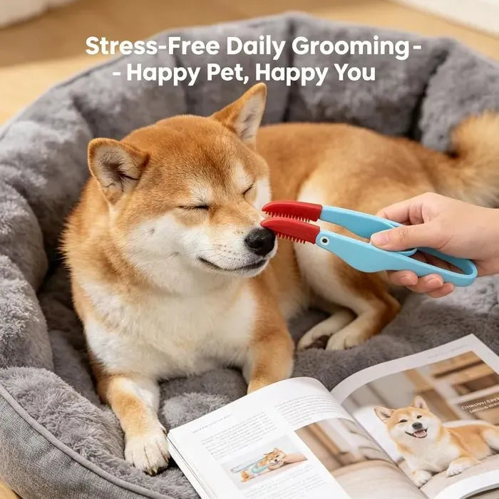 Soft Tear Removing Brush for Dogs and Cats, Eye Cleaning Comb