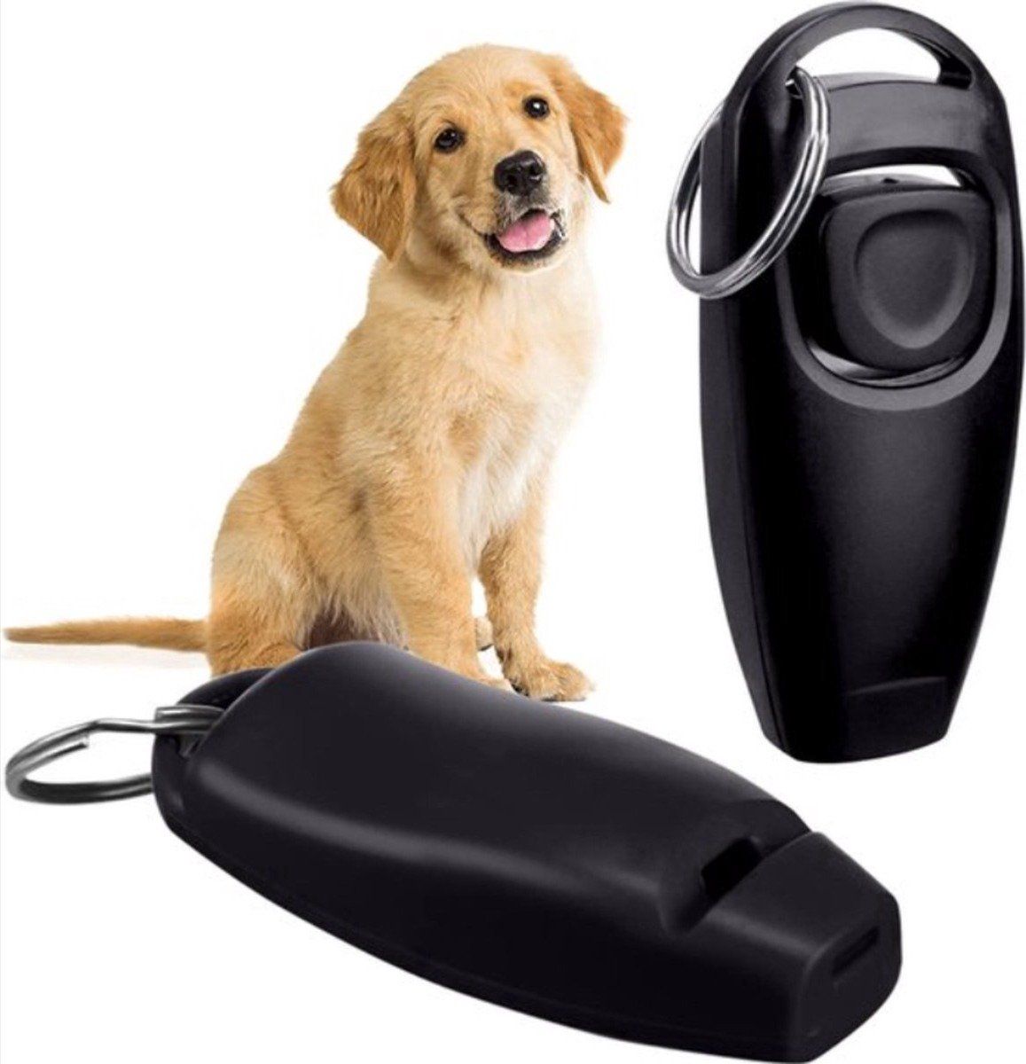 Dog Training Whistle and Clicker Set