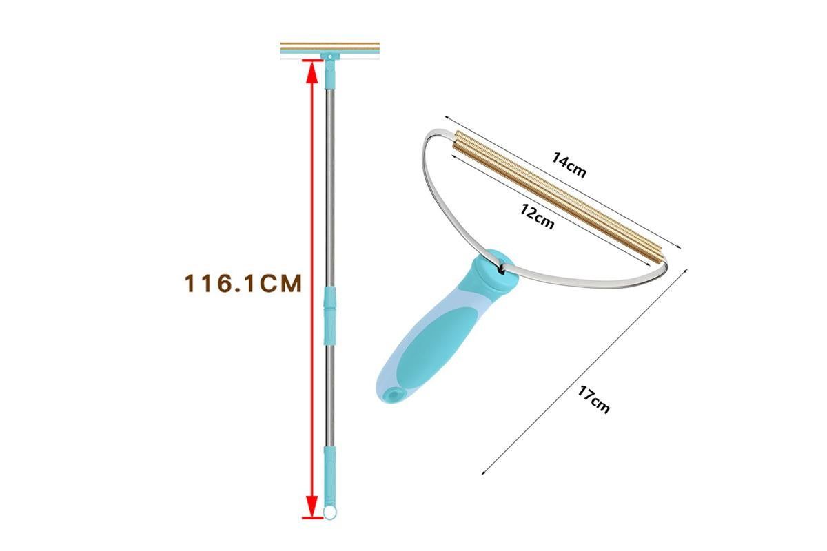 Carpet Rake for Pet Hair Removal Rotating Carpet Rake Scraper