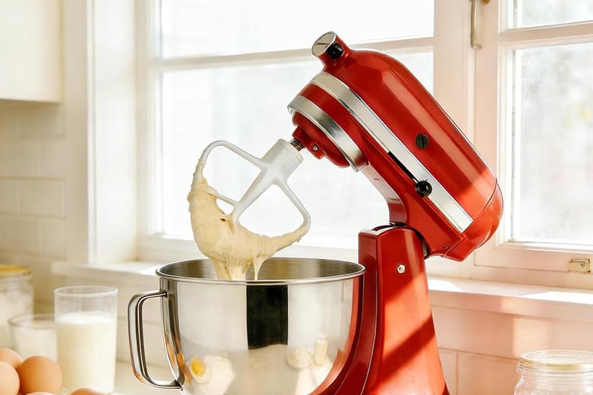 Coated Flat Beater for KitchenAid 4.5-5QT Tilt Head Stand Mixer For K5AB K5SS