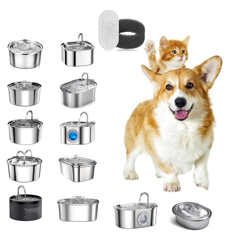 12 Sets Cat Water Fountain Filter Carbon Replacement for Pet Dog Cat Drinking