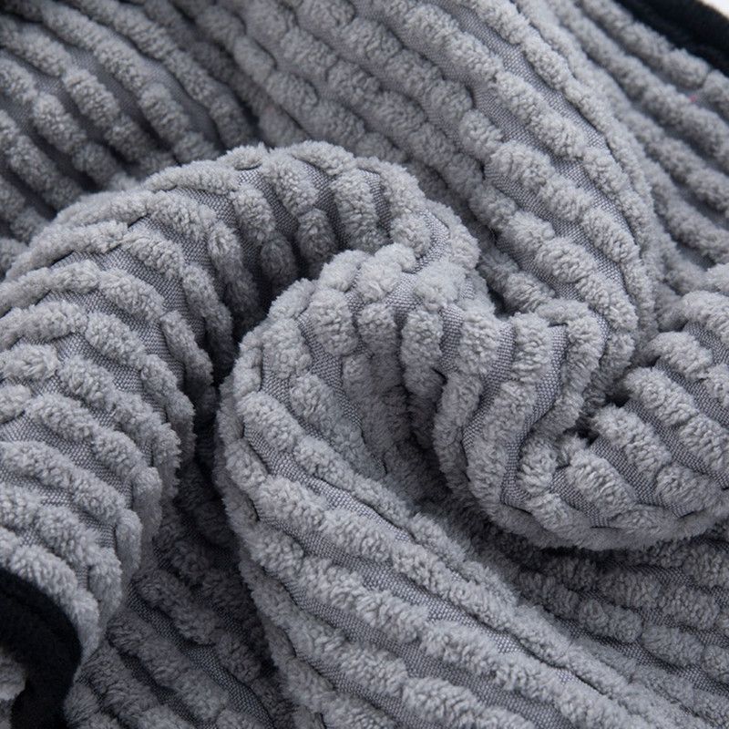 Hand-Insert Pet Absorbent Towel, Quick-Drying Bath Towel for Dogs & Cats—Gray