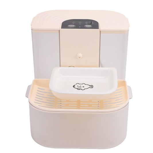 Product photo: Smart Water Dispenser for Cats 4.5L Capacity No Filter Needed Pet Water Fountain Separate Clean Dirty