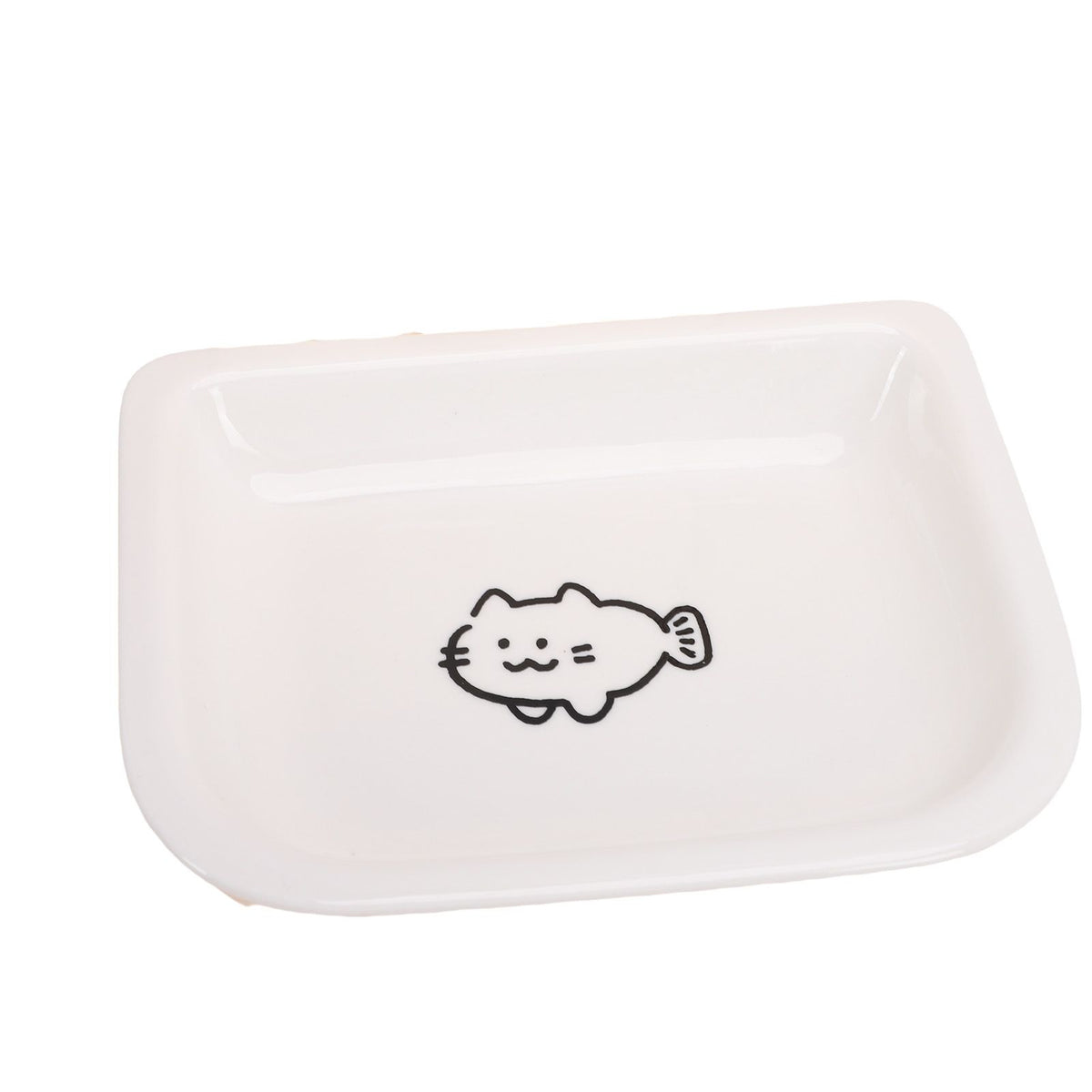 Smart Water Dispenser for Cats 4.5L Capacity No Filter Needed Pet Water Fountain Separate Clean Dirty Water Ceramic Bowl Temperature Control Remote Quiet Cream White