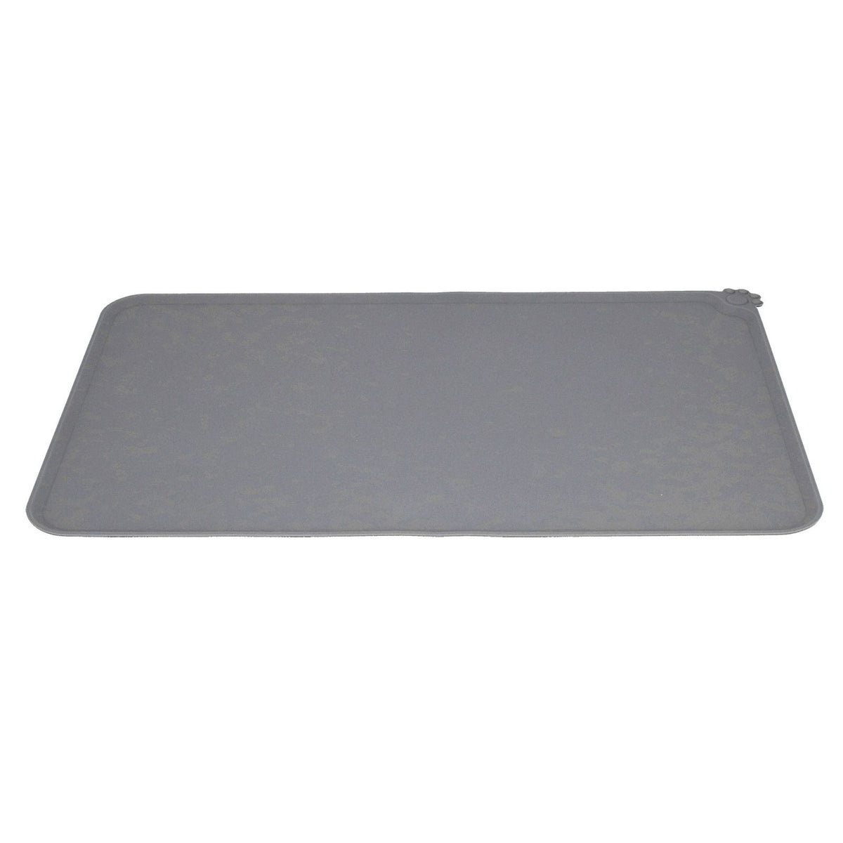 Silicone Placemat Leakage Proof Waterproof Non Slip Pet Feeding Bowl Mat Accessory(Gray )