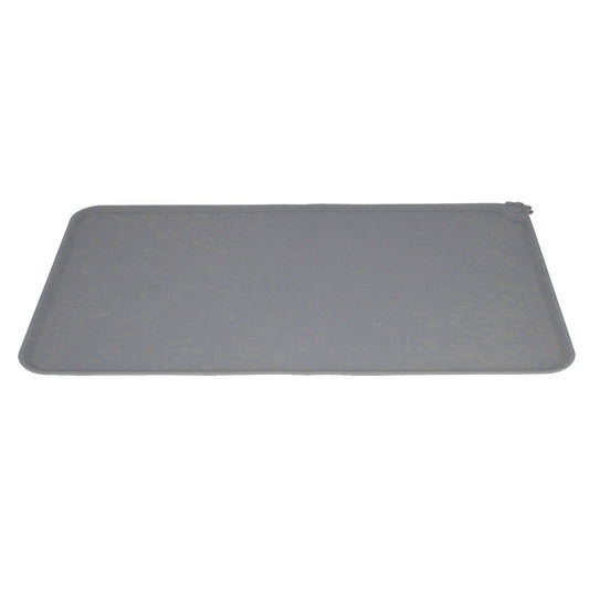 Product photo: Gray Non-Slip Silicone Pet Feeding Mat