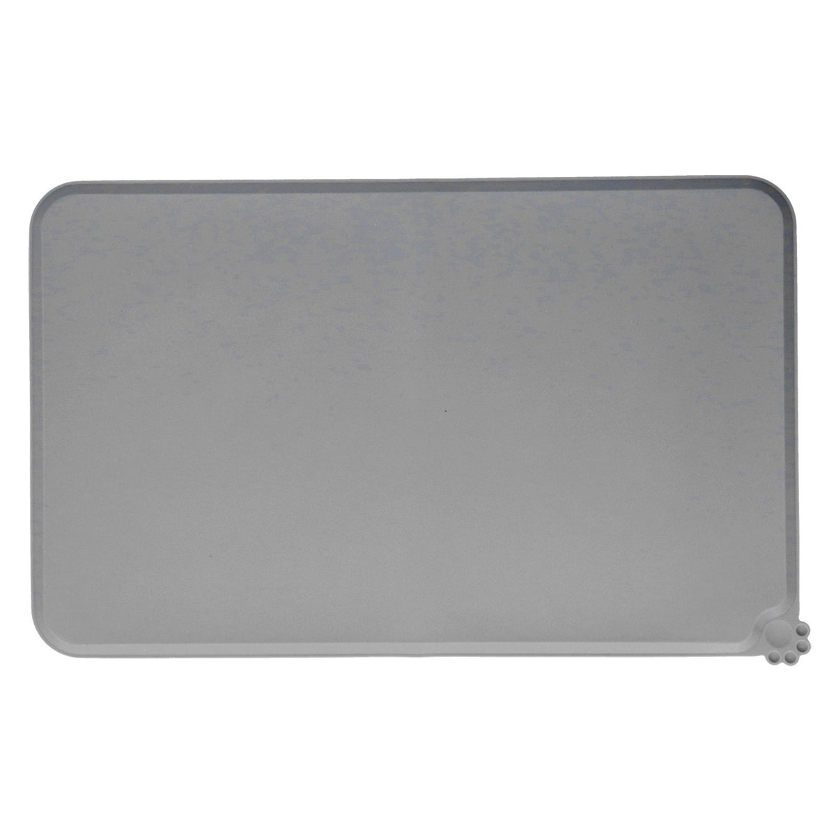 Silicone Placemat Leakage Proof Waterproof Non Slip Pet Feeding Bowl Mat Accessory(Gray )