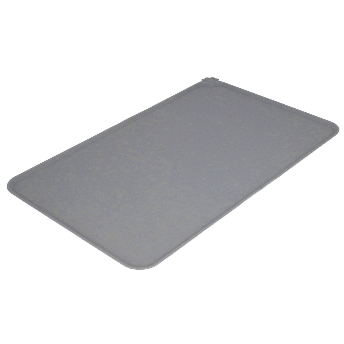 Silicone Placemat Leakage Proof Waterproof Non Slip Pet Feeding Bowl Mat Accessory(Gray )