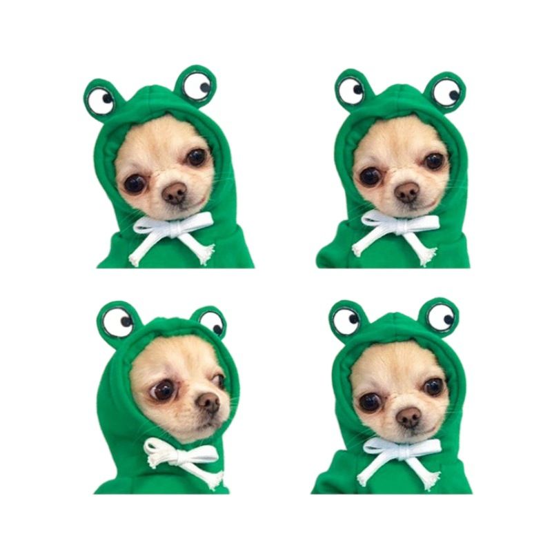 Shine Pet Hoodie Dog Cat Fruit Design Drawstring Brown Mouse Cheese M (bust 44CM about 3.00 kg-4.50 kg pets)