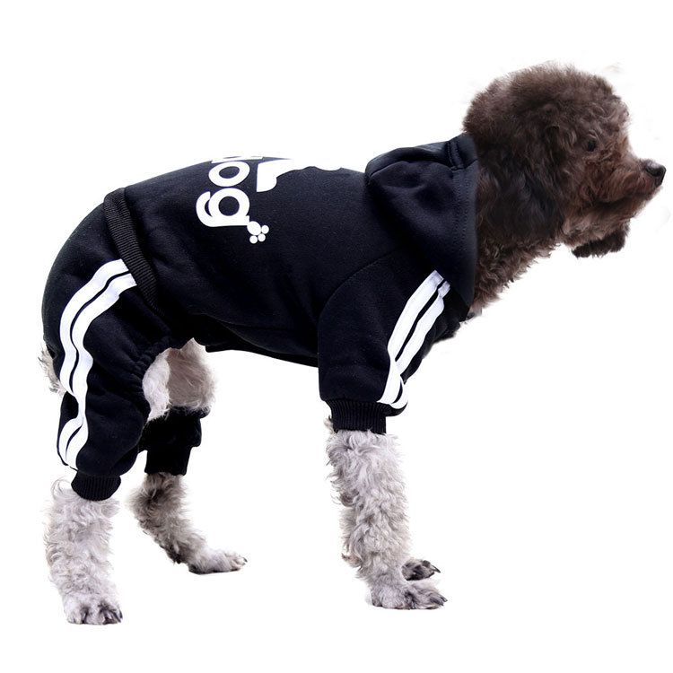 Shine Pet Dog Cat Clothes Sweatshirt four-legged adog sweatshirt yellow XS (back length 20CM)