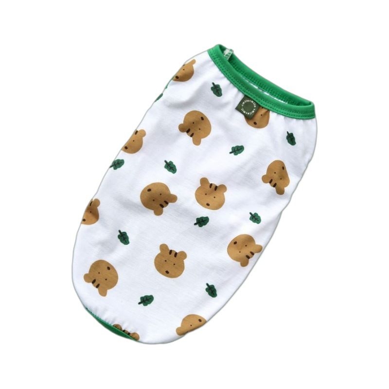 Pet Dog Vest Polyester Summer Small Medium Large 039Q bear bear vest 3XL (chest circumference 75 back length 50cm)