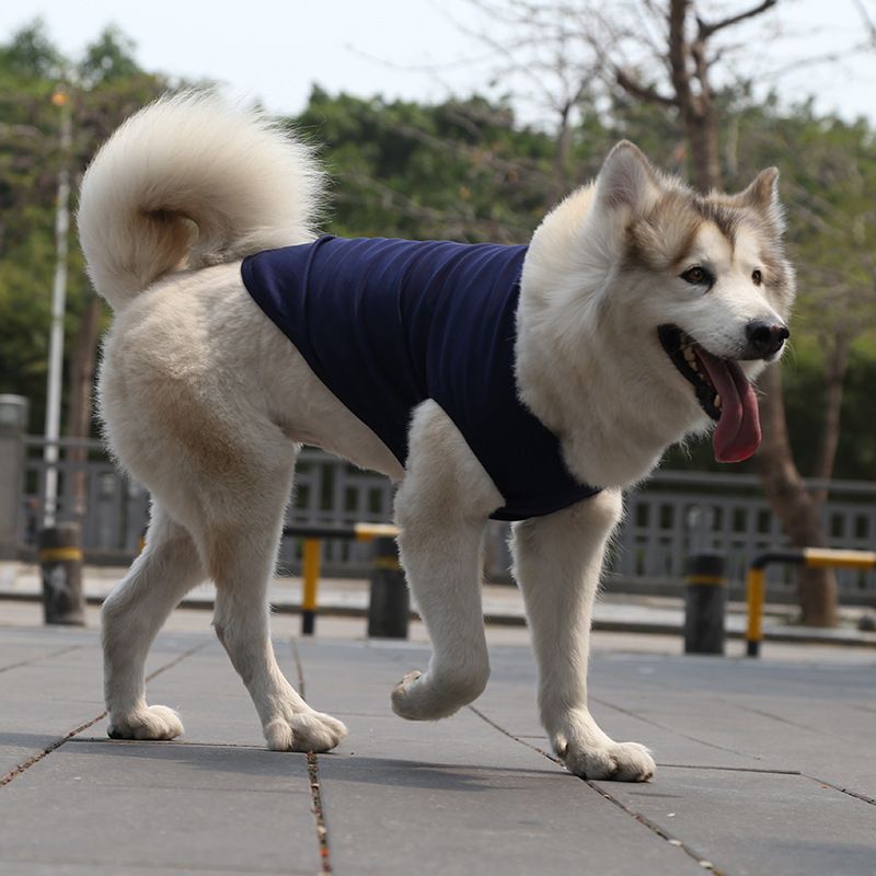 Cotton Pet Vest for Dogs and Cats Pure cotton vest pure light pink M chest circumference 40 back length 27cm