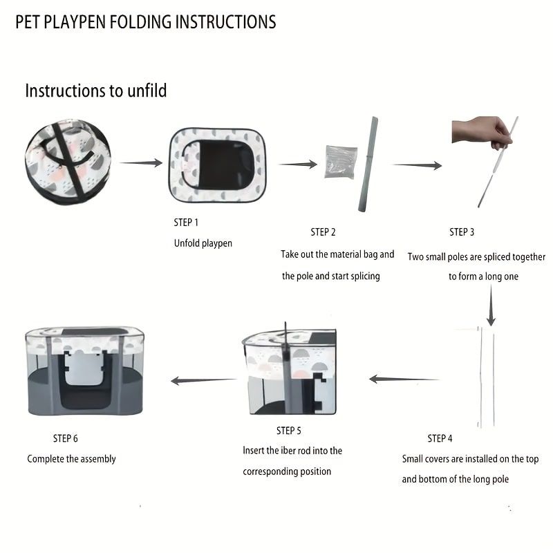 Foldable Pet Playpen for Cats and Small Dogs, Portable Puppy Exercise Cage, Indoor Pet Enclosure with Breathable Mesh, Perfect for Travel, Camping, and Outdoor Use as a Cat Whelping Box or Kitten Play Area (M, Green)
