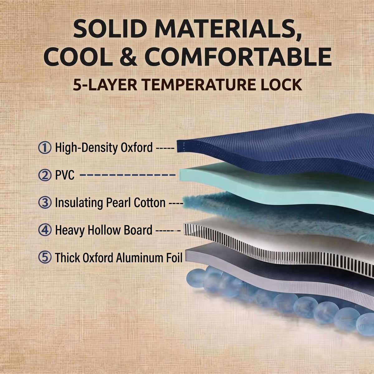 Additional product view: Gray Foldable Cooling Pet House with Feet