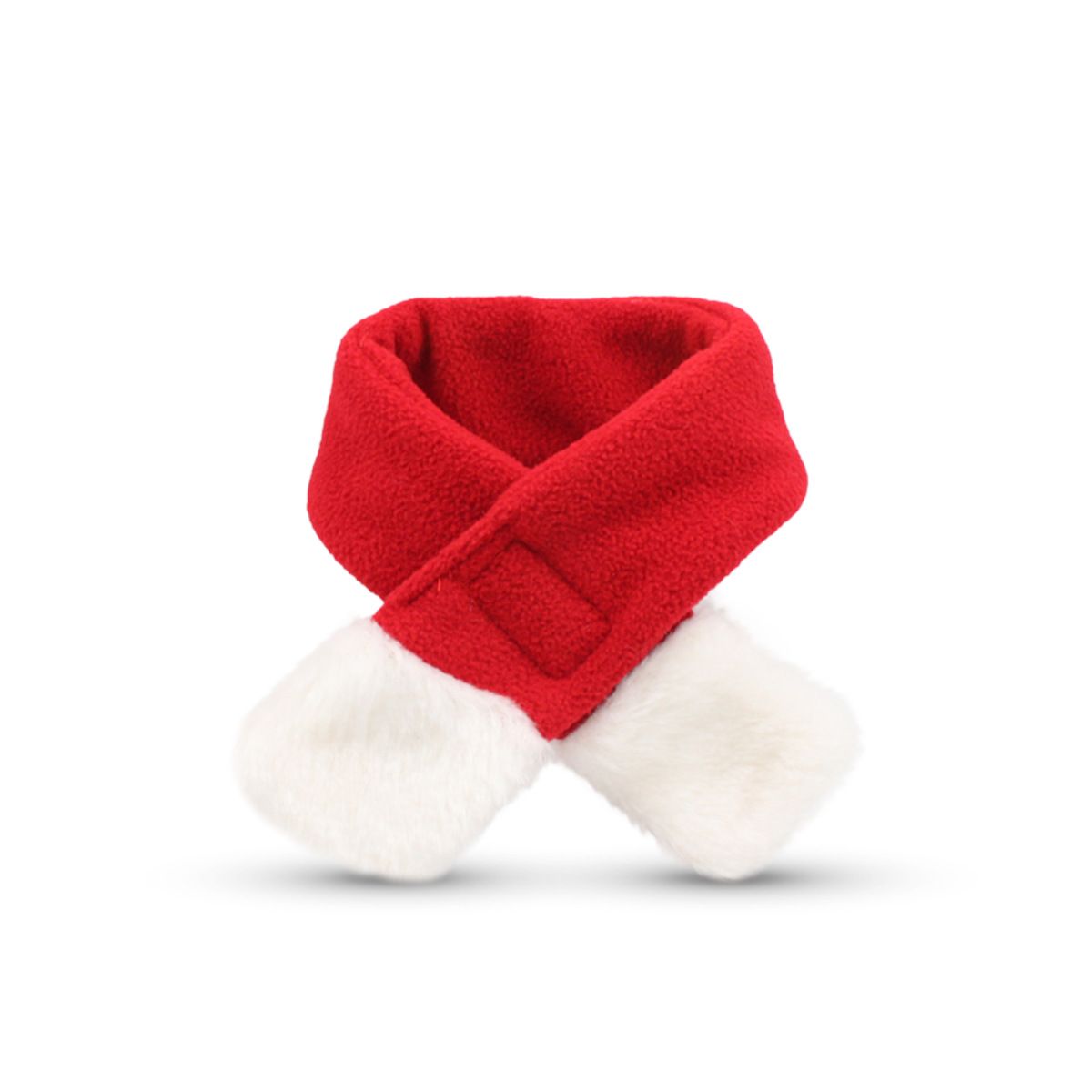 Christmas Pet Costume Set with Reindeer Antler Headband Santa Hat Scarf and Cape for Small Cats and Dogs Holiday Photo Outfit (Cape+Antlers+Hat+Scarf)