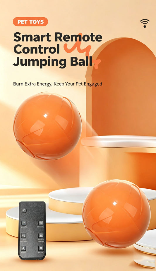 Additional product view: Pet dog remote control intelligent electric jumping ball