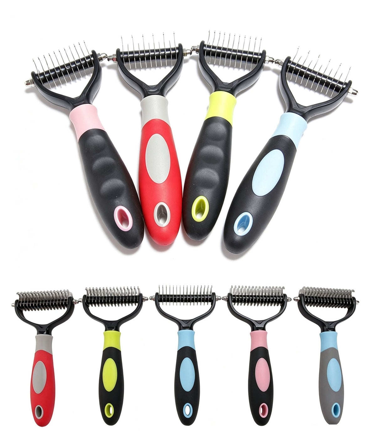 Pet Hair Removal Comb with Knot Brush
