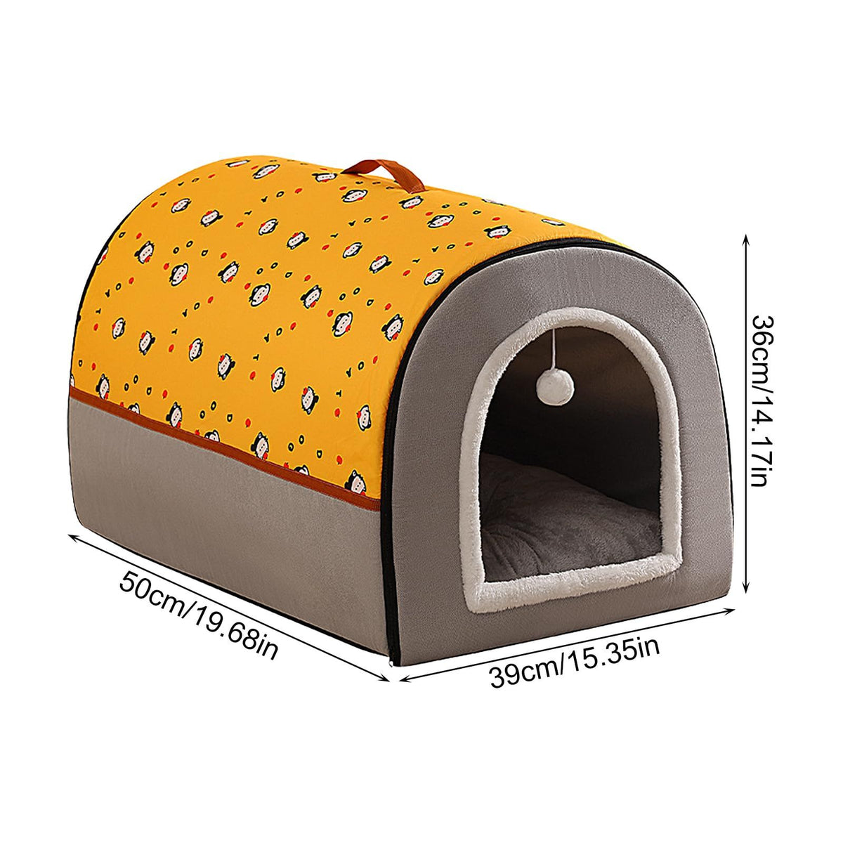 Winters Cat House, Waterproof Nest Cat Cabin, Fine Quality Materials Puppy Shelter Outdoor, Multi Scenario Use Cat House Winters