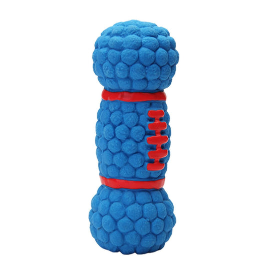Product photo: Flexible Teething Toy for Dogs with Squeaker, Promoting Pet Dentals Health for Chew Breeds Squeaks