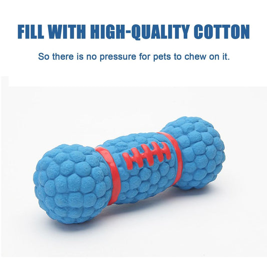 Additional product view: Flexible Teething Toy for Dogs with Squeaker, Promoting Pet Dentals Health for Chew Breeds Squeaks Stimulated