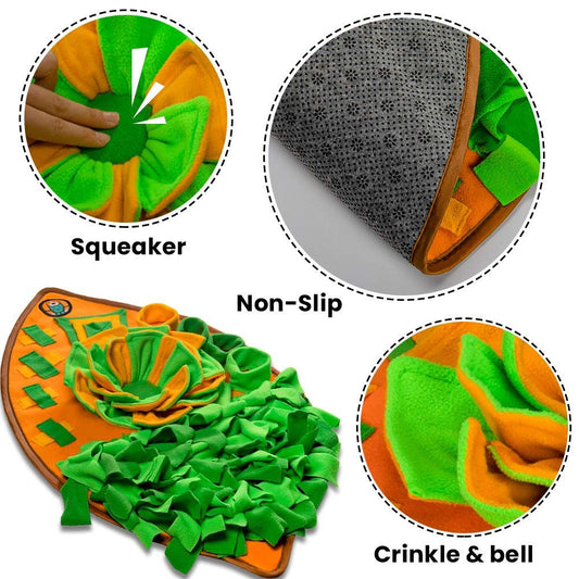 Additional product view: Dog Nosework Feeding Mat, Interactive Puzzle Toy for Foraging and Training