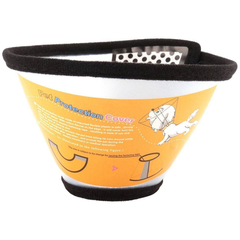 Additional product view: 3-Pack White and Black Pet Recovery E-Collars