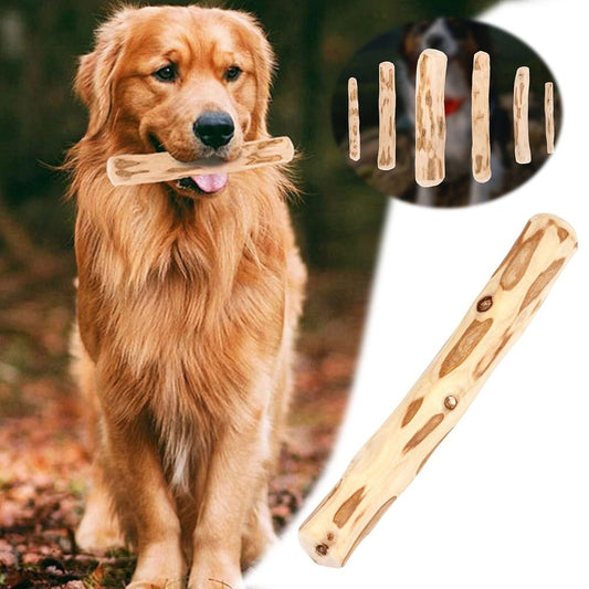 Additional product view: 1 Pcs Dog Chew Sticks Coffee Wood Chew Toy for Dogs Safe Natural Healthy Wood Bones for Puppy Regular and