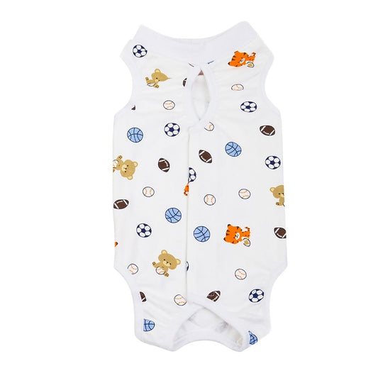 Cotton Pet Recovery Suit for Cats and Small Dogs shown in the product image