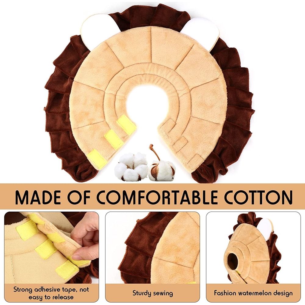 Additional product view: Lion-Shaped Pet Recovery Cone Collar