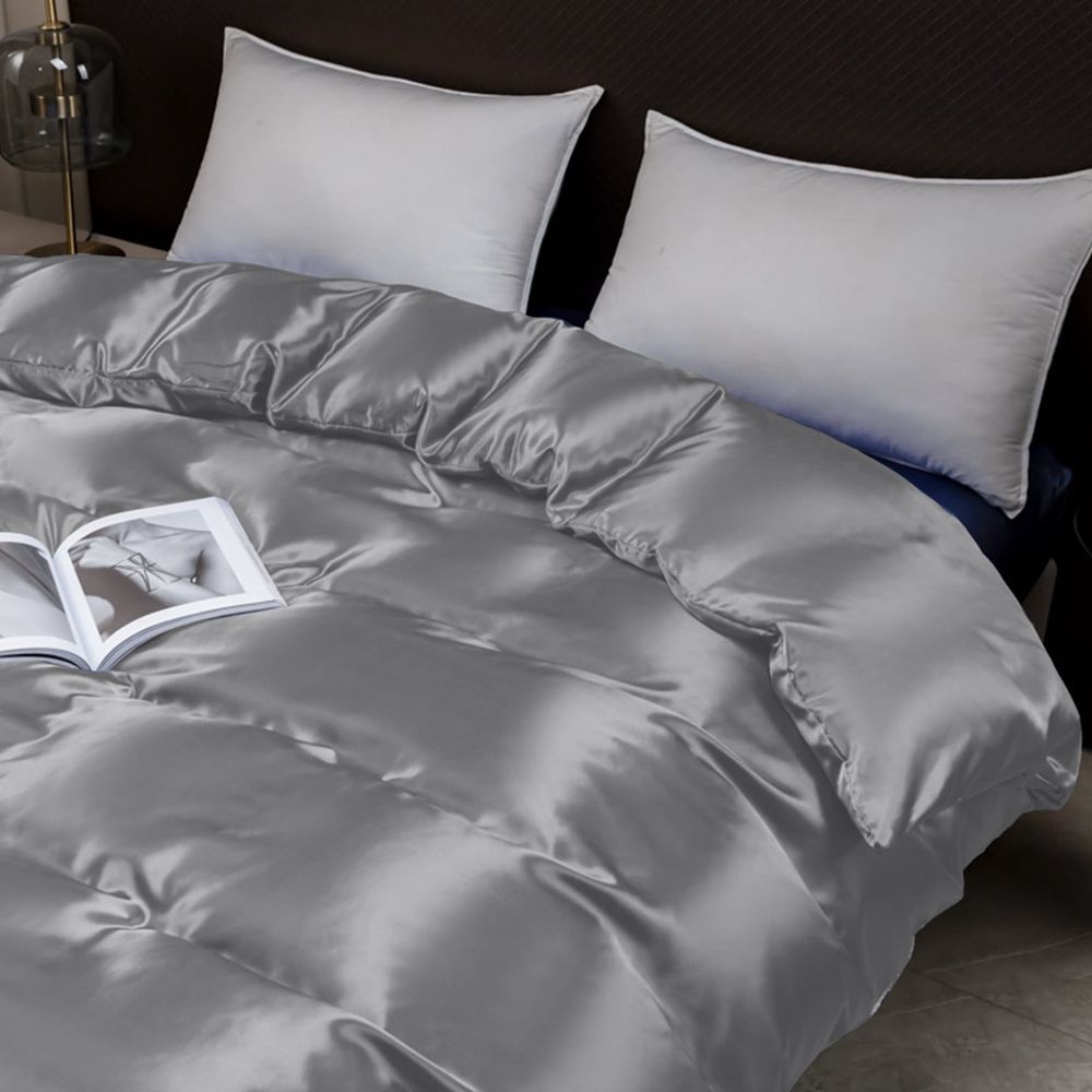 Home Bedding Duvet Cover, Super Soft Duvet Covers, Lightweight, Cooling Duvet Cover, Soft Breathable Bedding, Easy Care Zipper Closure, 80'x90'