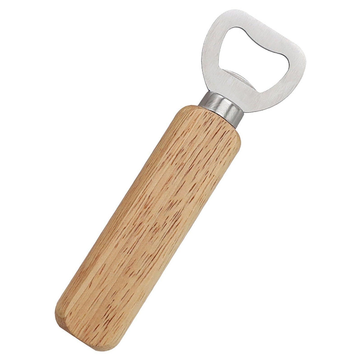 Bartender Bottle Openers, Beer Bottle Openers, Cider, Soft Drinks -Wood Handle Handheld Wooden Handle Stainless Steel Beer