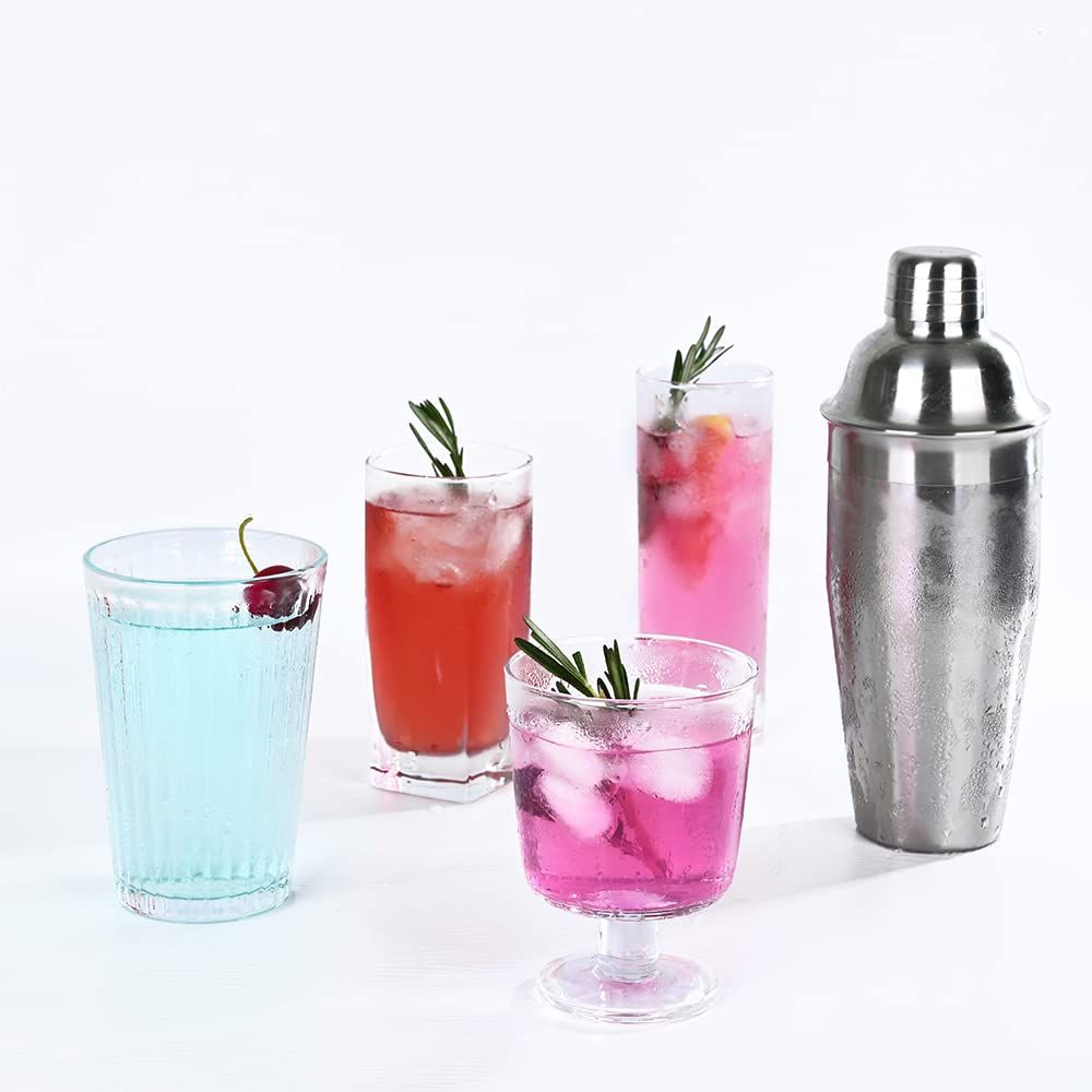 Bar Cocktail Shaker, 19.4oz Martini Shaker Drink Mixer with Built-In Strainer for Bartending – Stainless Steel Bartender