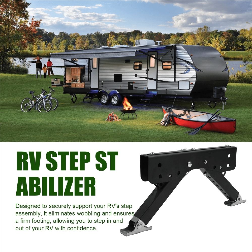 RV Step Stabilizer for Travel Trailers Steps Support Stair Accessories