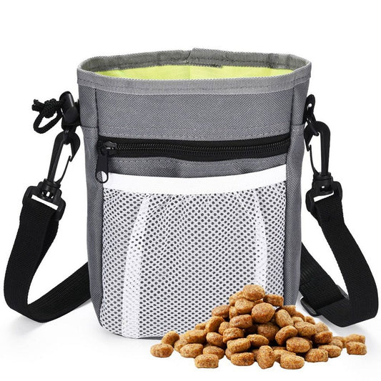 Product photo: Dog Treat Pouch Bag-Treat Pouches for Pet Training - Multipurpose Dog Training Kit-Gray