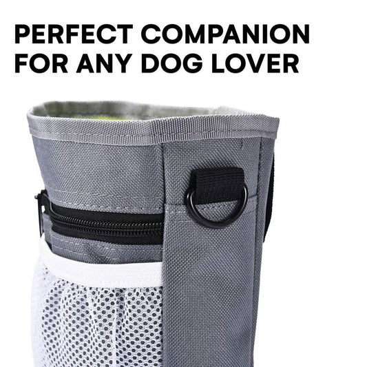 Additional product view: Dog Treat Pouch Bag-Treat Pouches for Pet Training - Multipurpose Dog Training Kit-Gray