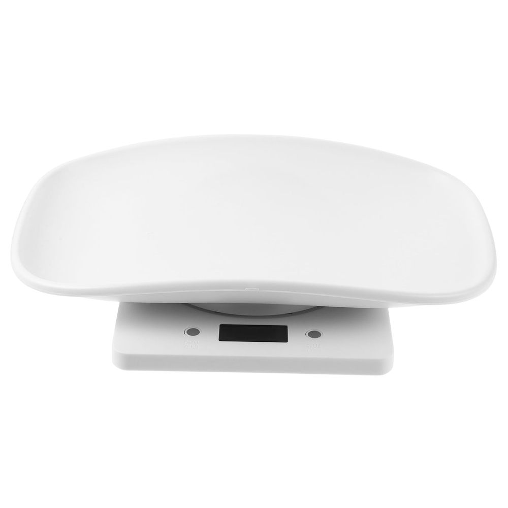 Digital Pet Scale for Small Animals, White ABS, Accurate Weight Measurement, 1 Pack