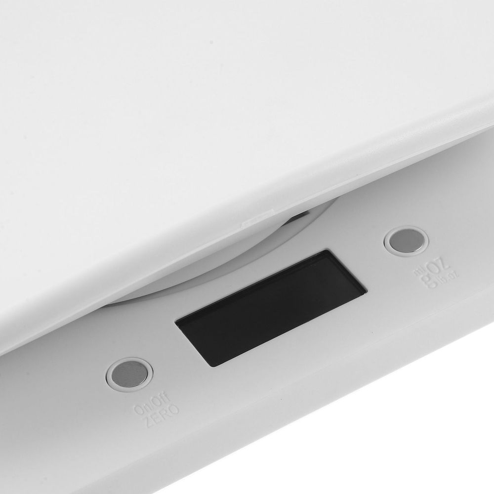 Digital Pet Scale for Small Animals, White ABS, Accurate Weight Measurement, 1 Pack