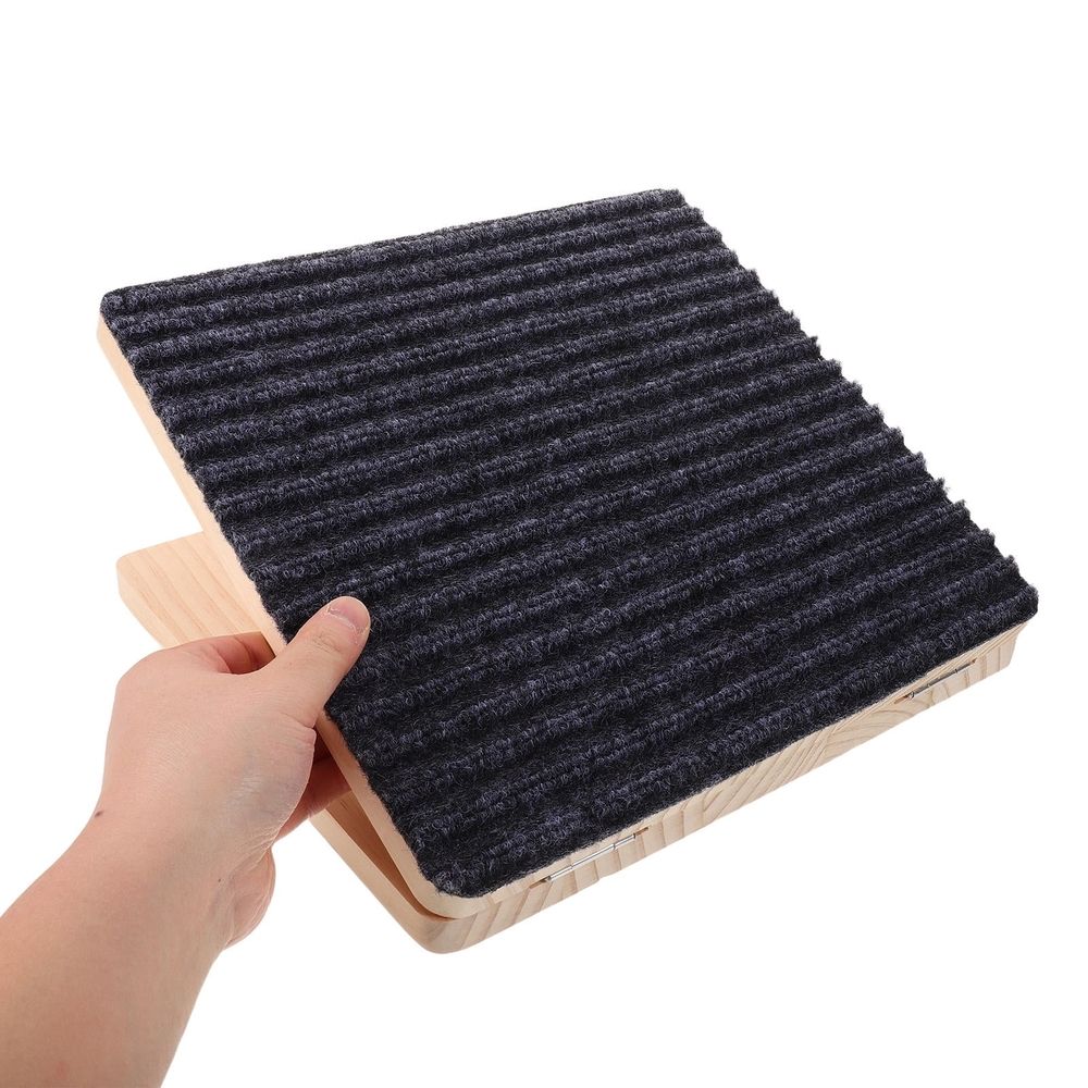 Wood Portable Multi-Angle Pet Stair Ramp for Indoor Use, Easy Access for Small Dogs and Cats