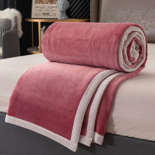Product image: Double Sided Padded Fleece Blanket Flannel Blanket Quilt Winter Sheets Blanket Nap Blanket(39.3*59in)