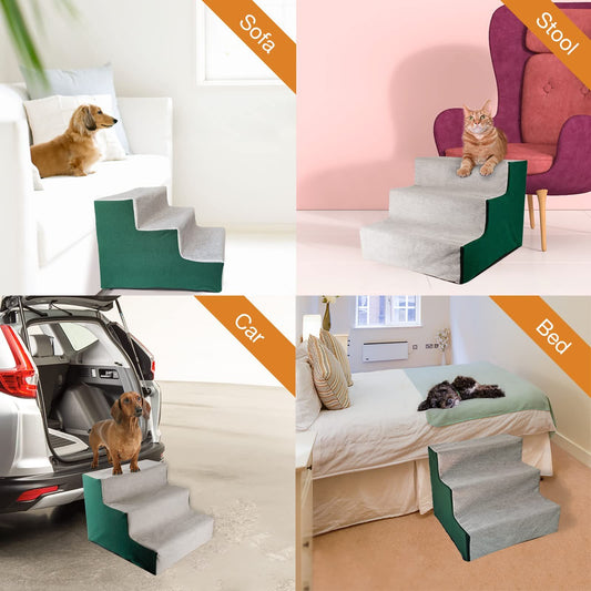 Additional product view: Enjoying Dog Stairs for High Bed and Couch Pet Steps for Small Dogs Short Legged Elderly Dogs Cat