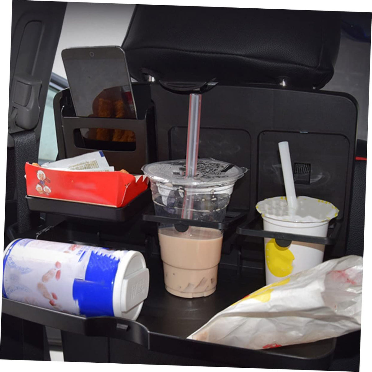 Cars Car Drink Holder Vehicle Dining Table Car Service Plate Car Seat Storage Holder Automobile Sundries Organizer Drinks Storage