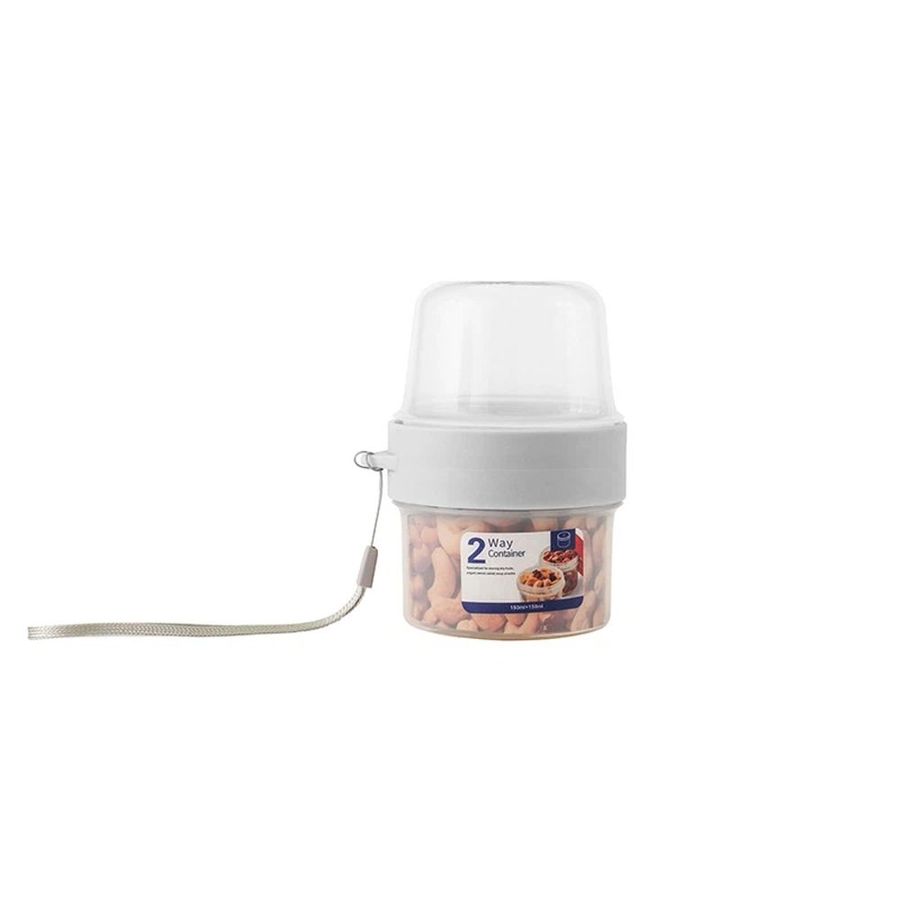Portable Cereal Cup Breakfast On The Go Cups Sealed Double Layer Food Storage Containers for Yogurt Fruit Breakfast Oatmeal(3pcs)