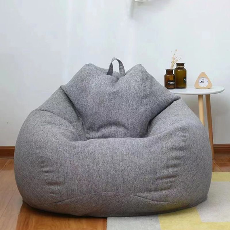 Bean Bag Chair Cover for Kids Adults (No Filler), Soft Lazy Sofa Bed Cover Washable Storage Bean Bag Cover for Living Room-2pcs
