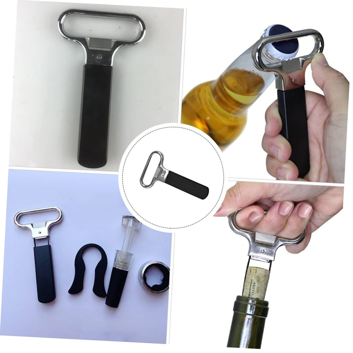 Bottle Opener Travel Corkscrew Home Tools Beer Soda Bottles Openers Wine Cork Opener Bar Tool Waiters Corkscrew Wine Caps