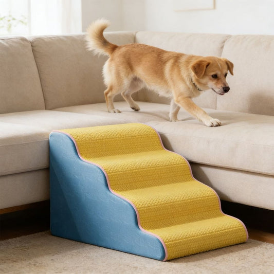 Product photo: Non Slide Pet Stairs For Dogs Cats Multi Story Dog Ramp For Bed Couch Sofa Support For Small Medium