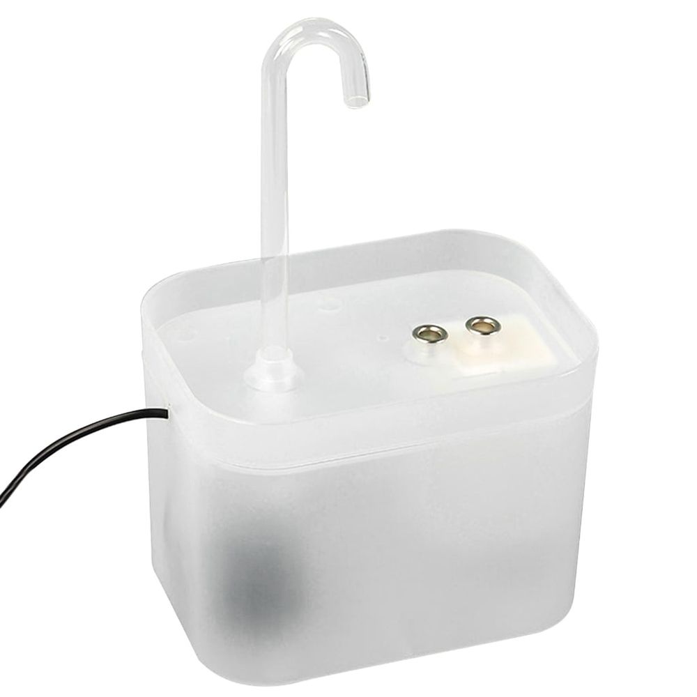 Cats Water Fountain Quiet Water Dispenser 51 OZ Automatic Drinking Bowl for Cats Dogs Small Pets Easy to C