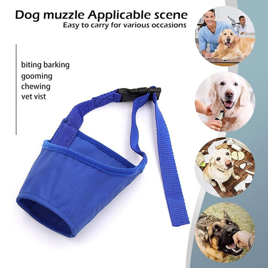 Additional product view: Dog Muzzle, Soft Anti-Biting Barking Chewing Muzzle, Breathable Waterproof Adjustable Muzzle for Small Medium