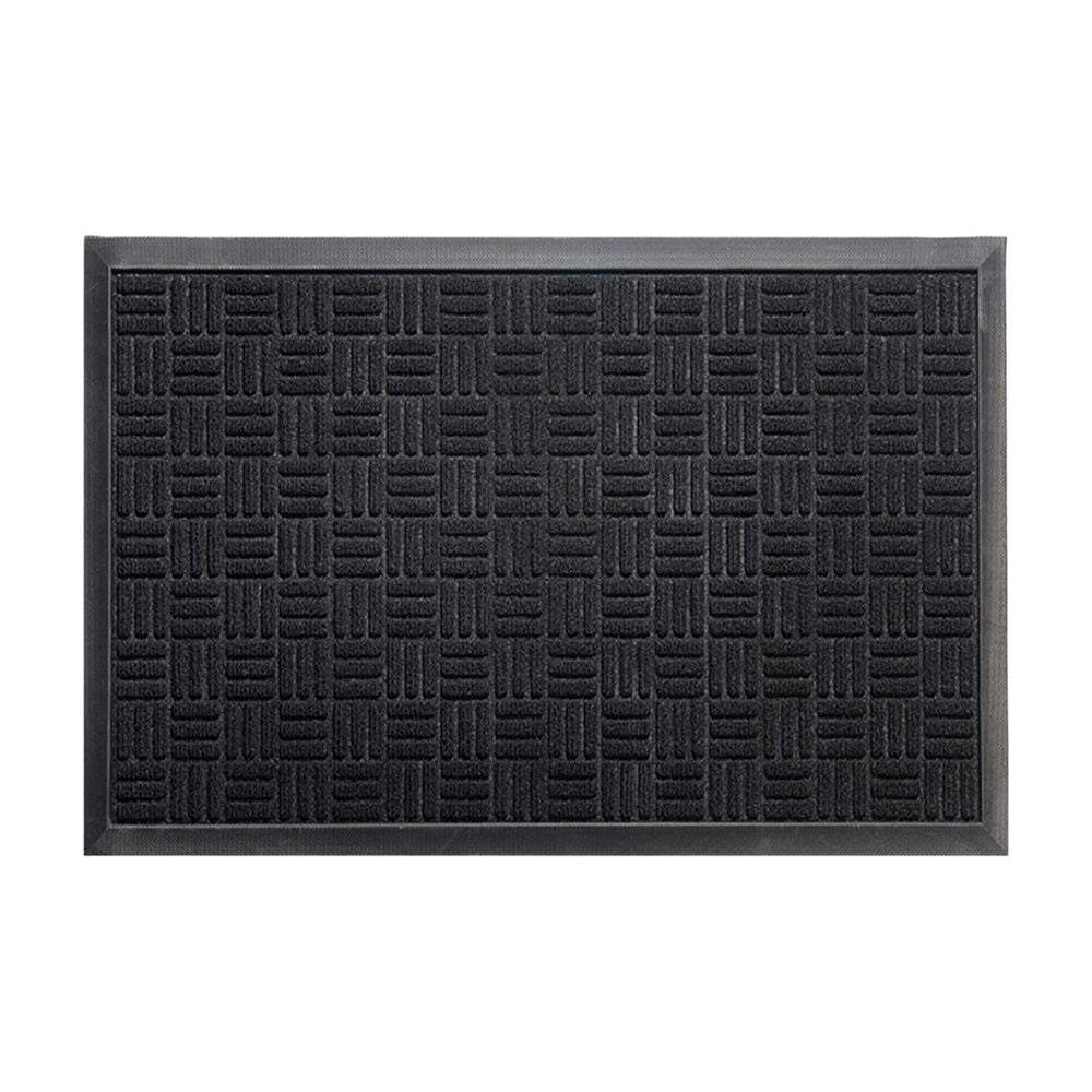 Rubber Loop Mat 40x60cm Dimensions, Non Slip Door Carpet for Bathroom, Pet Bed Mat for Dog Crate, Machine Washable Durable Mat, Anti Skid Bottom