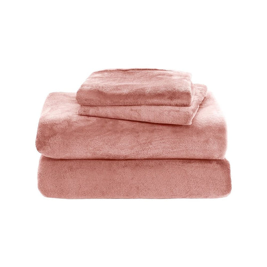 Product image: 3 Pieces Flannel Sheet Set, Super Soft Cozy Comfy Flannel Bottom, Double Brushed Bed Sheets, One Plush Sheet and 2