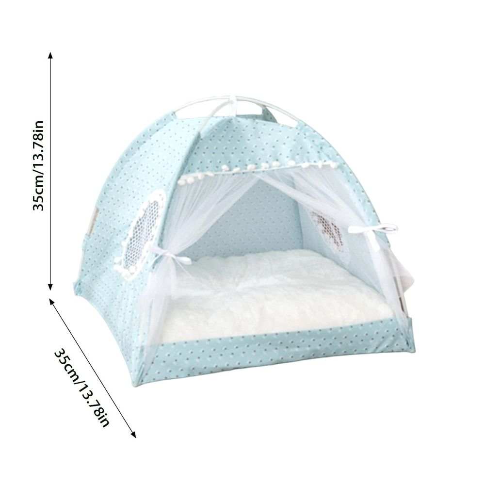 Additional product view: Semi-Enclosed Portable Cat Tent Bed